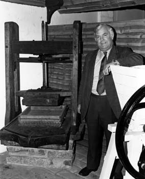 Richard Sheppy of Bradford-on-Tone, cider-maker.