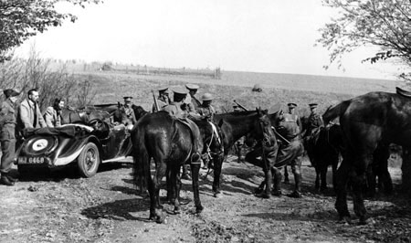 Minehead Home Guard on exercise over Exmoor, 1944.