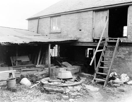 BRCW top workshop, above the machine shop, 1986.